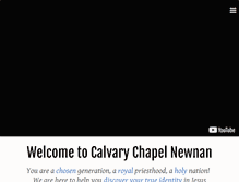 Tablet Screenshot of calvarynewnan.org